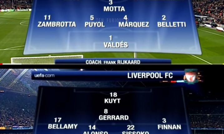 SKŁADY z meczu Barca vs Liverpool w SEZONIE 06/07